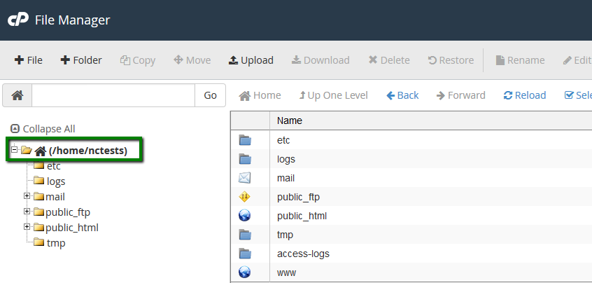 بارگذاری سایت در cpanel