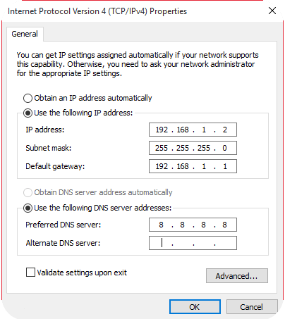 مقایسه 2 تنظیمات  IPv6  و IPv4  