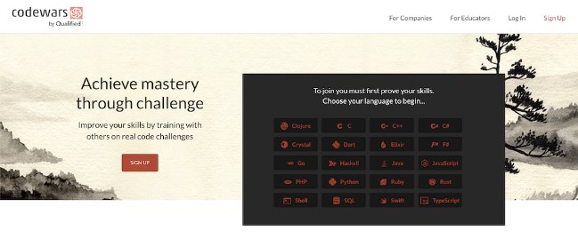 Codewars وب سایت های برتر برای یادگیری برنامه نویسی به صورت رایگان