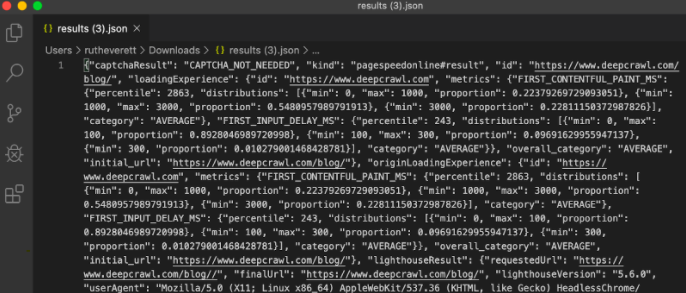 پرونده JSON در پایتون
اندازه گیری عمل کرد سایت با پایتون
