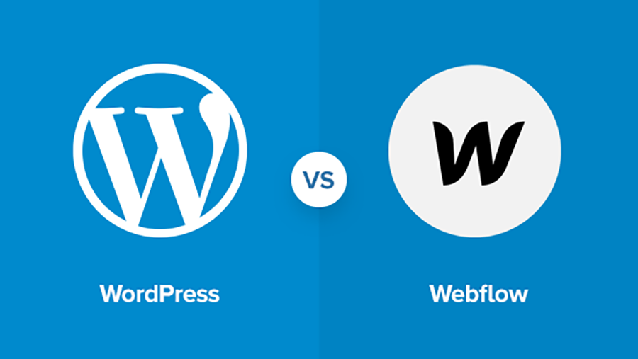مقایسه webflow و wordpress