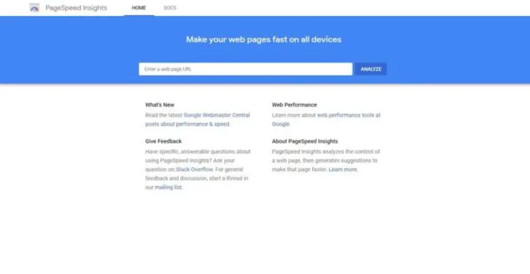 پلتفرم Google PageSpeed Insights برای نظارت بر عملکرد وب سایت
