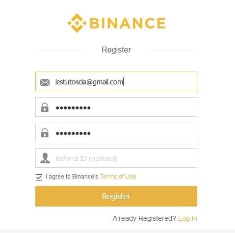 وارد کردن اطلاعات برای ایجاد حساب