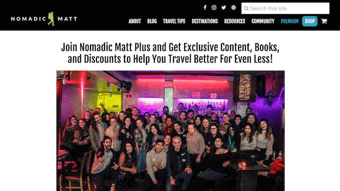 بهترین سایت عضویت 2021 - Nomadic Matt