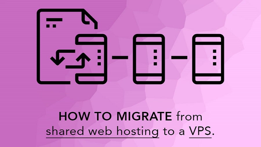 انتقال هاست اشتراکی به vps