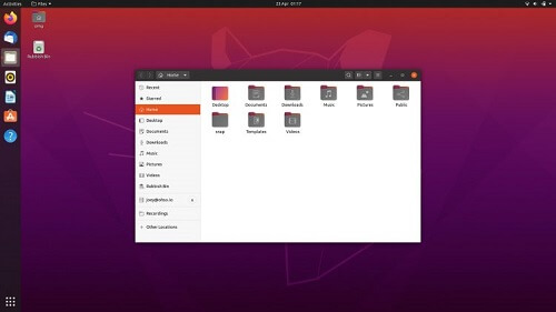 تم و آیکون ها در 20.04 Ubuntu
